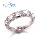14K White Gold Ring w/ 1.25cttw of LG Diamonds(size 6.5)
